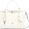 Picard HANDTASCHE weiss Genarbte Rindleder