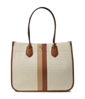 Michael Kors CITYSHOPPER cognac Stoff plastif.