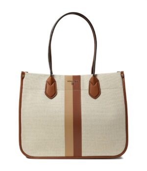 Michael Kors CITYSHOPPER cognac Stoff plastif.